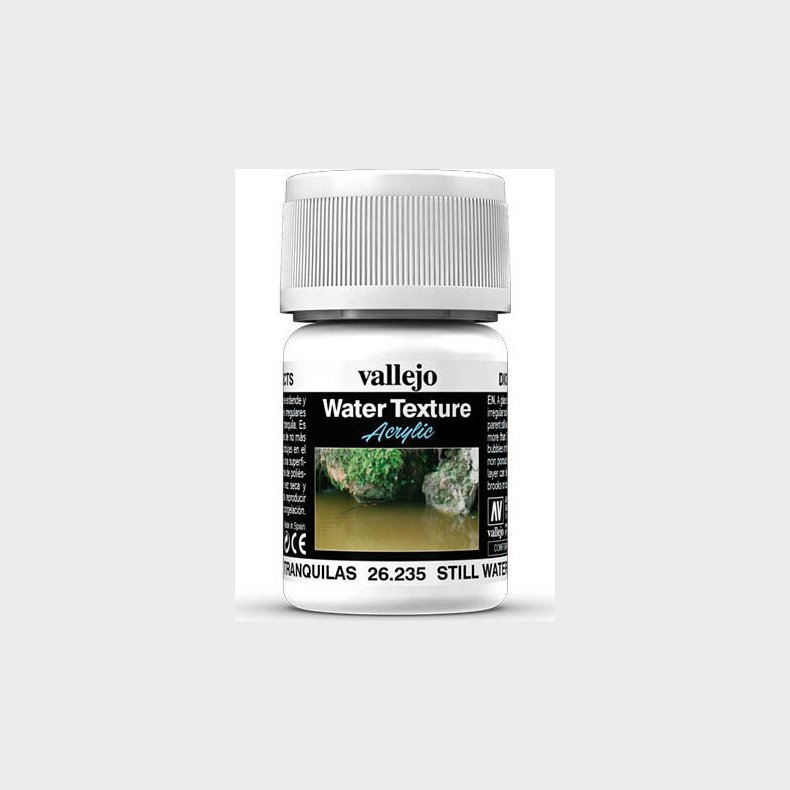 Vallejo - Water Texture Akryl Medium - Still Water 30 Ml