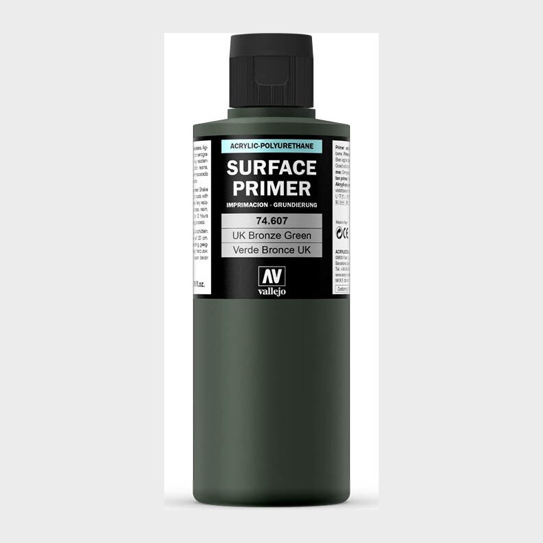 Vallejo - Surface Primer - Uk Bronze Green 200 Ml