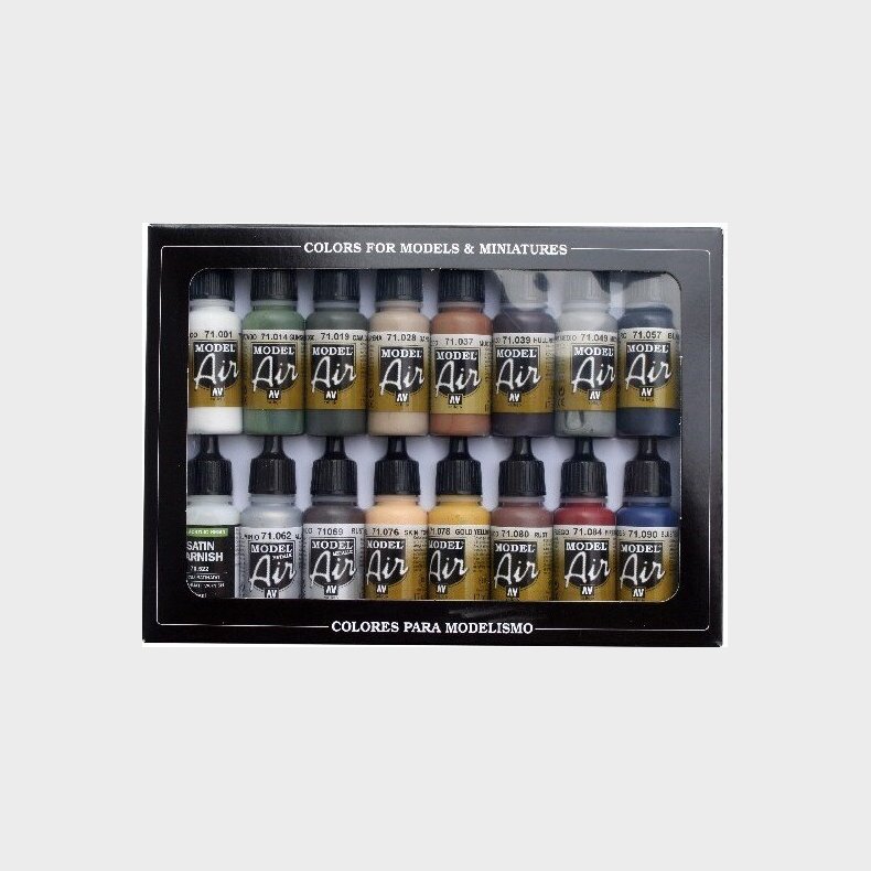 Vallejo - Model Air Maling St - Railway Europe - 16x17 Ml