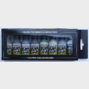 Vallejo - Model Air Maling St - Wwii Raf Day Fighters - 8x17 Ml