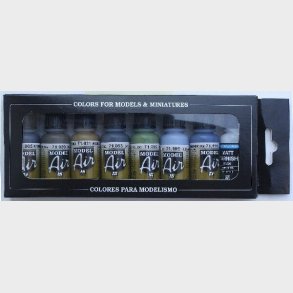 Vallejo - Model Air Maling St - Wwii Raf Desert Colors - 8x17 Ml