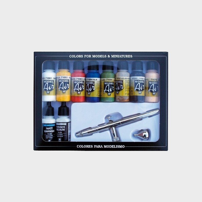 Vallejo - Airbrush Og Model Air Maling St - 10x17 Ml