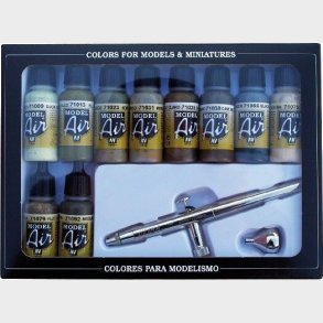 Vallejo - Airbrush Og Model Air Maling St - Camouflage - 10x17 Ml