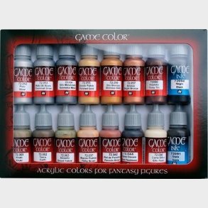 Vallejo - Game Color Maling St - Leather And Metal - 16x17 Ml