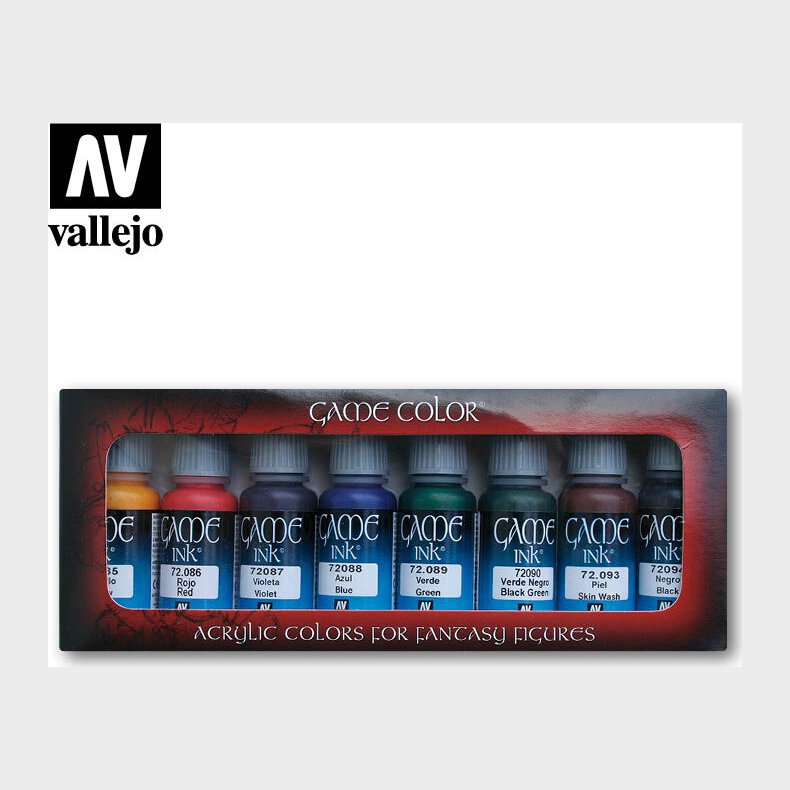 Vallejo - Game Ink Blk St - 8x17 Ml