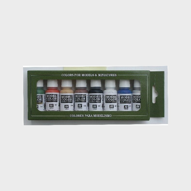 Vallejo - Model Color Maling St - Wargames Basics - 8x17 Ml