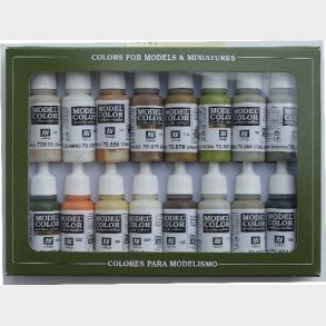 Vallejo - Model Color Maling St - Earth Tones - 16x17 Ml