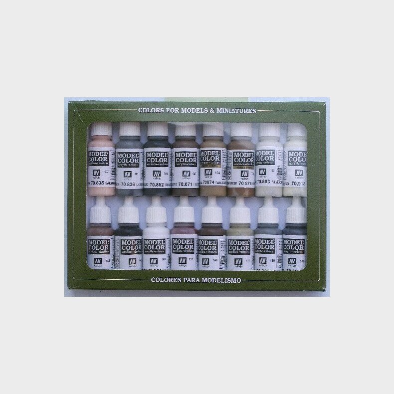 Vallejo - Model Color - Equestrian - Modeller Og Figurer - 16 Stk