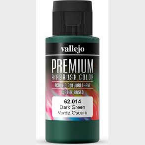 Vallejo - Premium Airbrush Maling - Mrkegrn 60 Ml