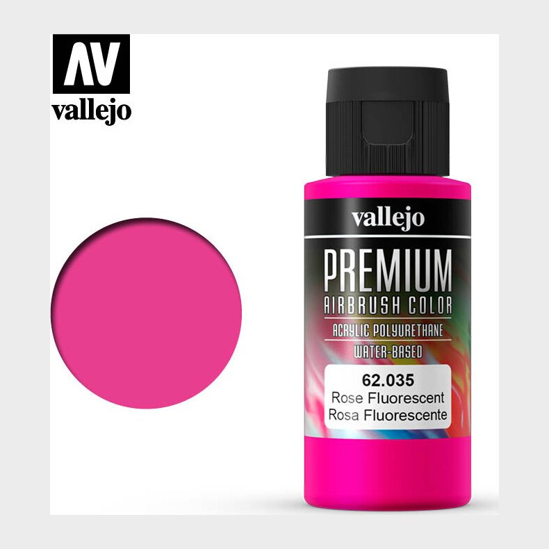 Vallejo - Akrylmaling - Rose Fluorescent 60 Ml