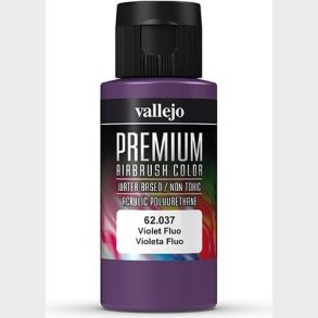Vallejo - Premium Airbrush Maling - Violet Fluorescent 60 Ml
