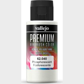 Vallejo - Premium Airbrush Maling - Phosphorescent 60 Ml