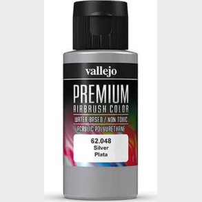 Vallejo - Premium Airbrush Maling - Slv 60 Ml