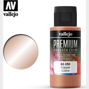Vallejo - Premium Airbrush Maling - Copper 60 Ml