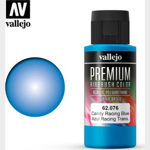 Vallejo - Premium Airbrush Maling - Candy Racing Blue 60 Ml