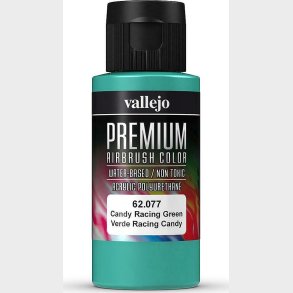 Vallejo - Premium Airbrush Maling - Candy Racing Green 60 Ml