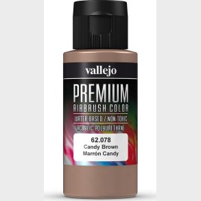 Vallejo - Premium Airbrush Maling - Candy Brown 60 Ml