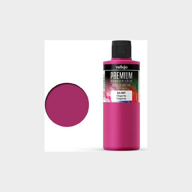 Vallejo - Premium Airbrush Maling - Magenta 200 Ml