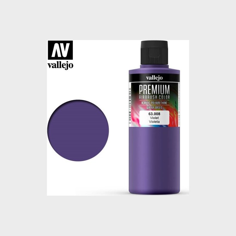 Vallejo - Premium Airbrush Maling - Violet 200 Ml