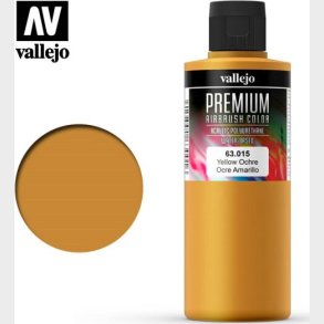 Vallejo - Premium Airbrush Maling - Yellow Ochre 200 Ml