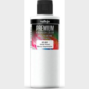 Vallejo - Premium Airbrush Primer - White 200 Ml