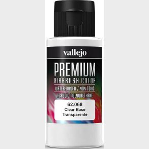 Vallejo - Premium Airbrush Maling - Clear Base 60 Ml