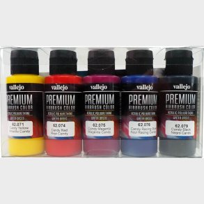 Vallejo - Premium Airbrush Maling St - Candy - 5x60 Ml