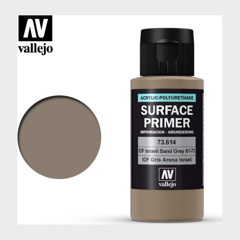 Vallejo - Surface Primer - Idf Israeli Sand Grey 60 Ml