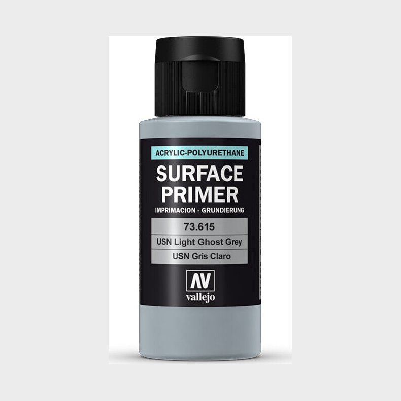 Vallejo - Surface Primer - Usn Light Ghost Grey 60 Ml