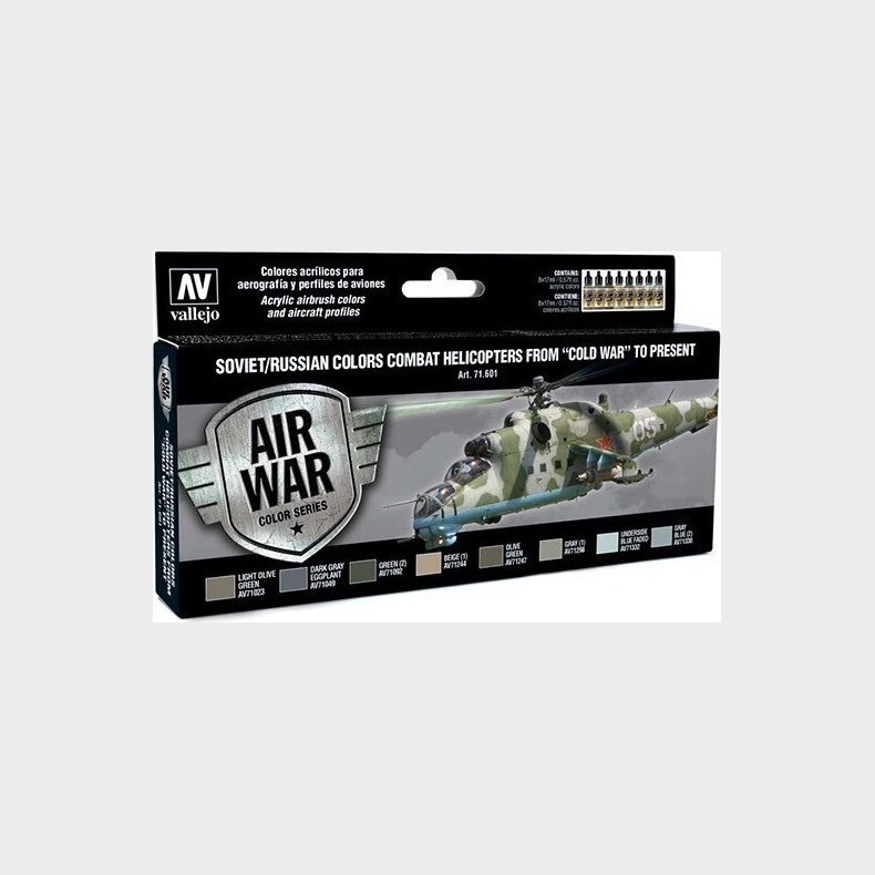 Vallejo - Model Air Maling St - Soviet + Russian - Cold War To Present - 8x17 Ml