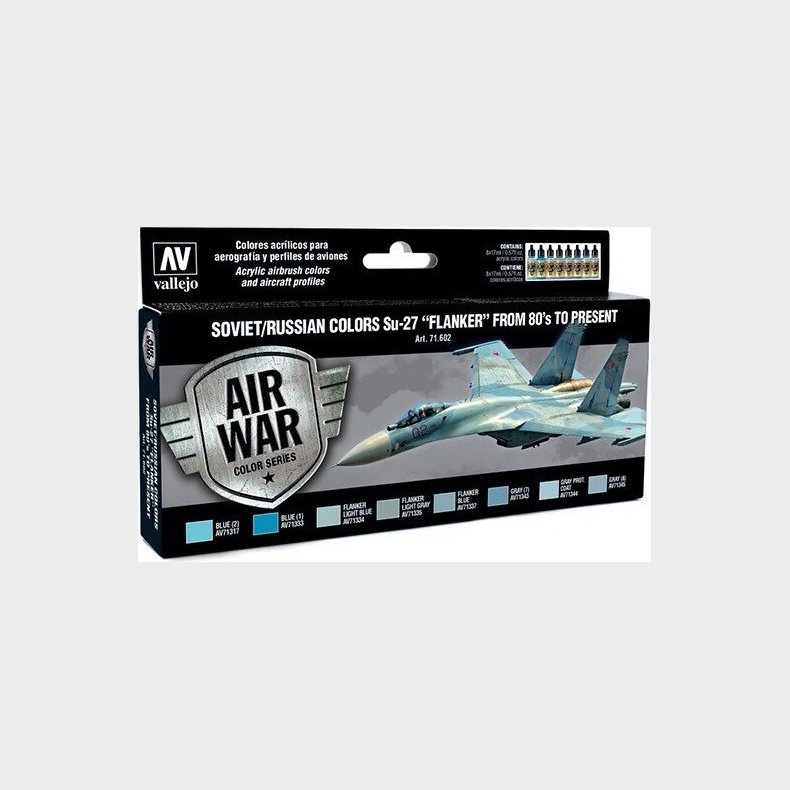 Vallejo - Model Air Maling St - Soviet &amp; Russian Su-27 - 8x17 Ml