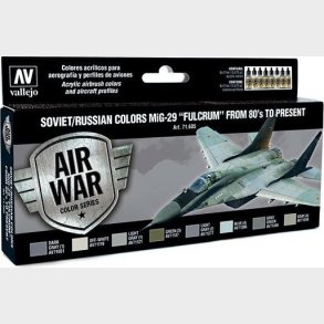 Vallejo - Model Air Maling St - Soviet & Russian Mig-29 - 8x17 Ml