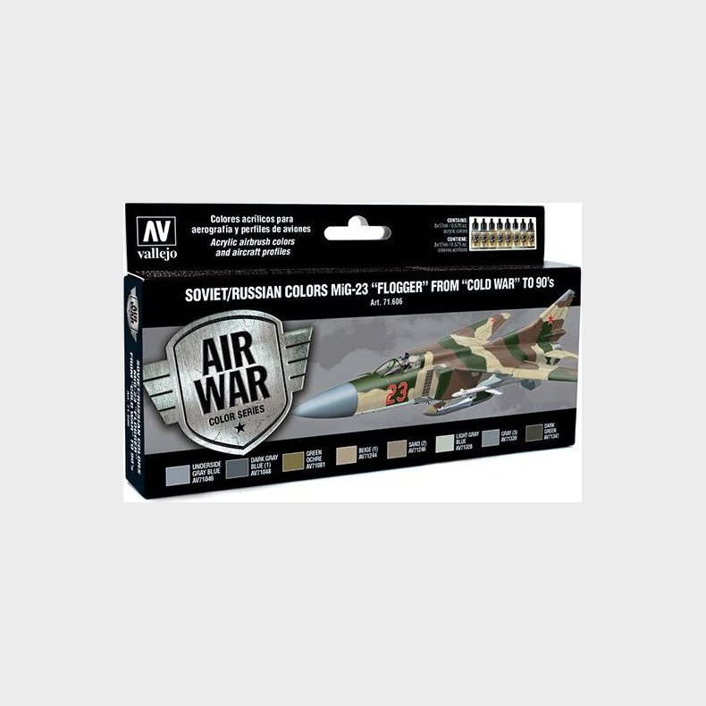 Vallejo - Model Air Maling St - Soviet &amp; Russian Mig-23 Flogger