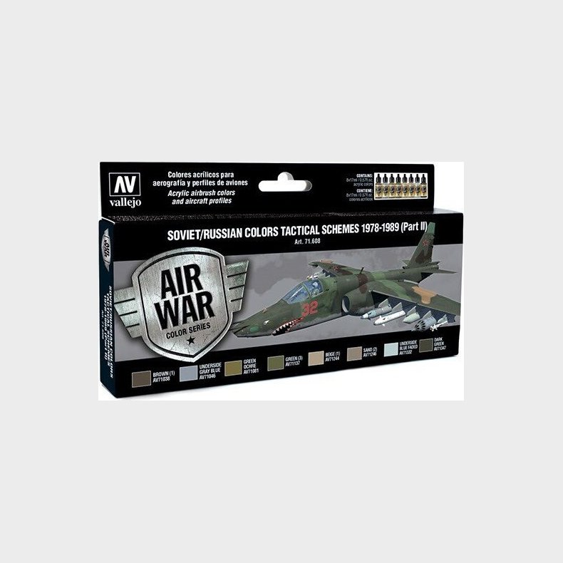 Vallejo - Model Air Maling St - Soviet &amp; Russian Tactical 1978-89 - 8x17 Ml