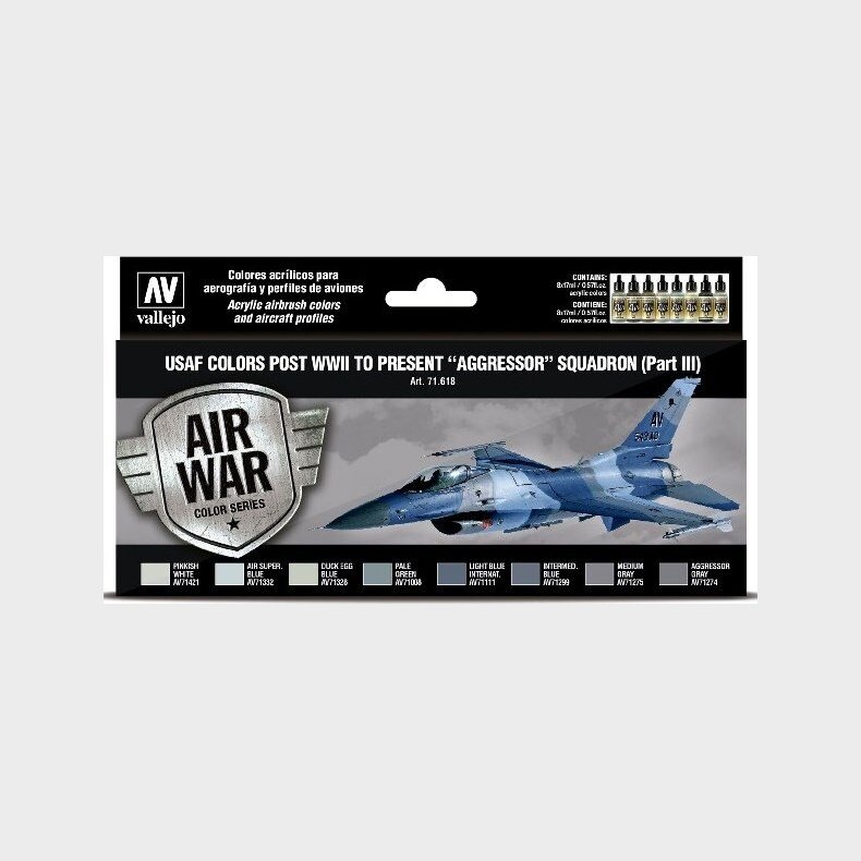 Vallejo - Model Air Maling St - Usaf Aggressor Part 3 - 8x17 Ml