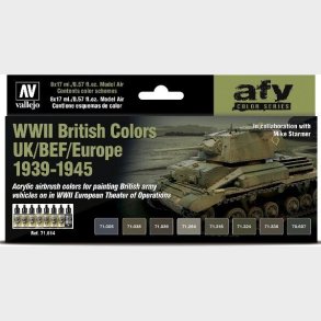 Vallejo - Model Air Maling St - Wwii British Colors - 8x17 Ml