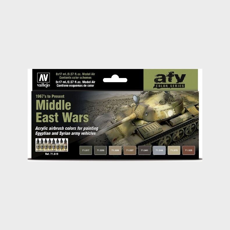 Vallejo - Model Air Maling St - Middle East Wars - 8x17 Ml