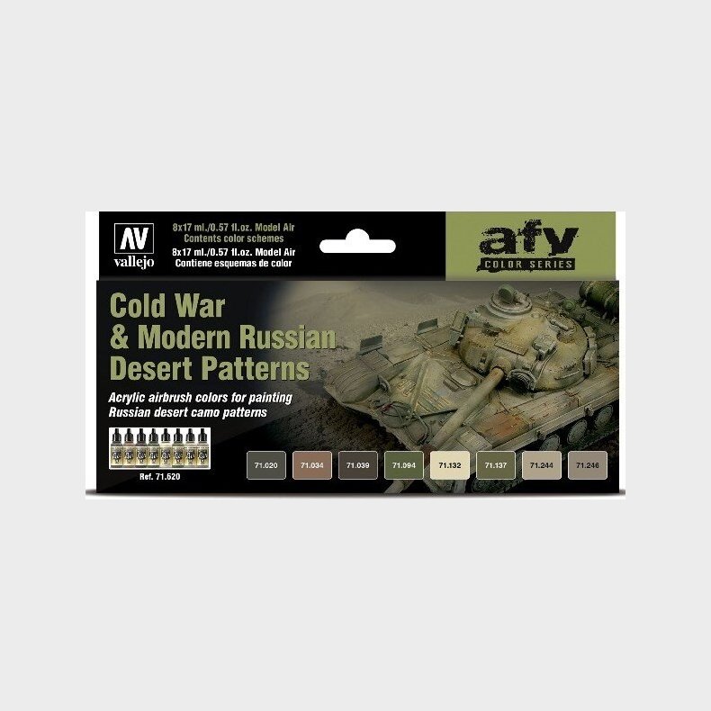 Vallejo - Maling St - Cold War &amp; Modern Russian Desert Patterns - 8x17 Ml