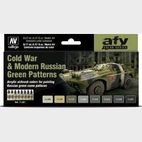 Vallejo - Maling St - Cold War & Modern Russian Green Patterns - 8x17 Ml