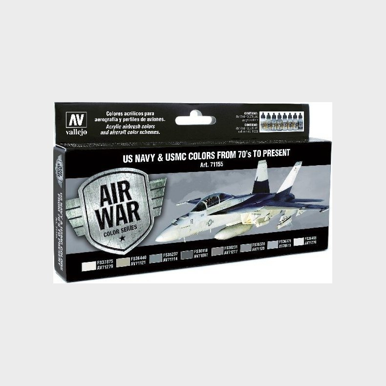 Vallejo - Model Air Maling St - Us Navy &amp; Usmc 70's-now - 8x17 Ml