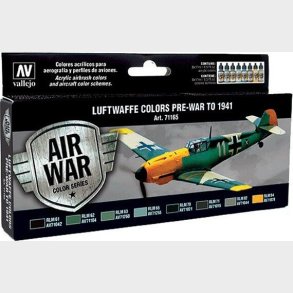Vallejo - Model Air Maling St - Luftwaffe Pre-war To 1941 - 8x17 Ml