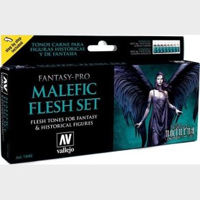 Vallejo - Fantasy Pro Malefic Flesh Set - 74102