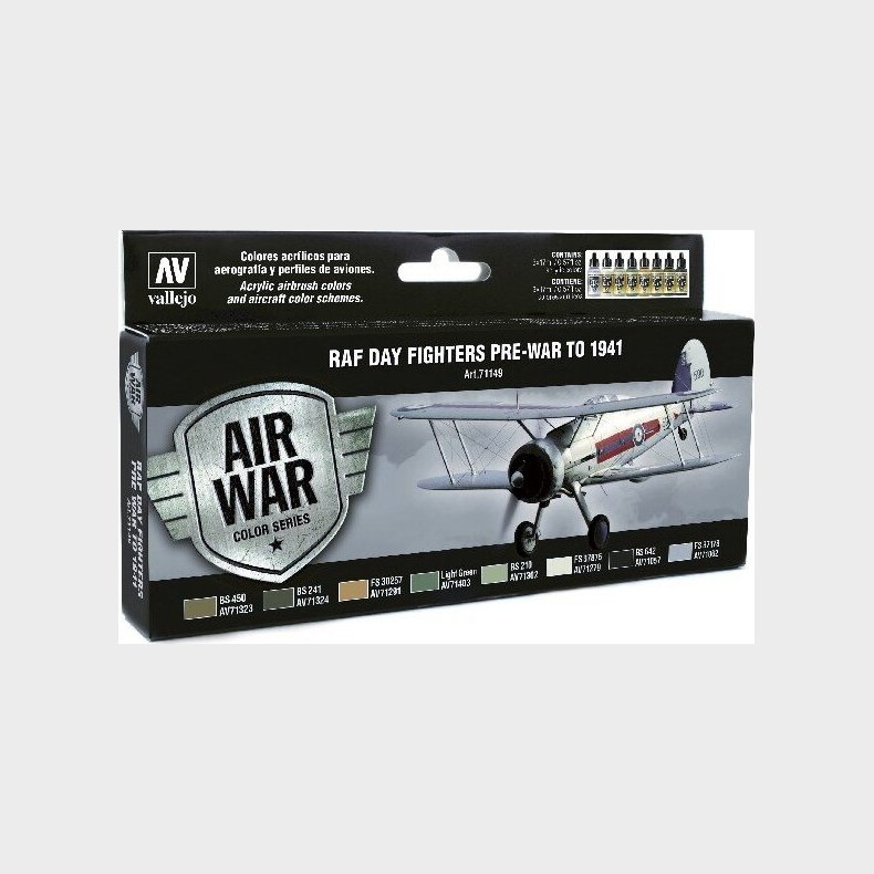 Vallejo - Air War Raf Day Fighters Pre-war To 194117 Ml - 71149