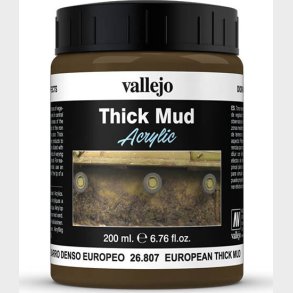 Vallejo - European Thick Mud Acrylic 200 Ml - 26807