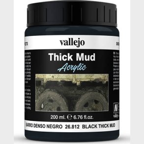 Vallejo - Thick Mud - Black 200 Ml
