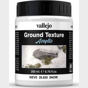Vallejo - Ground Texture Acrylic Snow 200 Ml - 26820