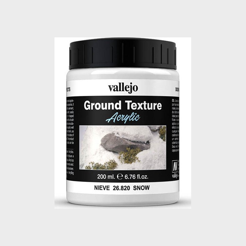 Vallejo - Ground Texture Acrylic Snow 200 Ml - 26820