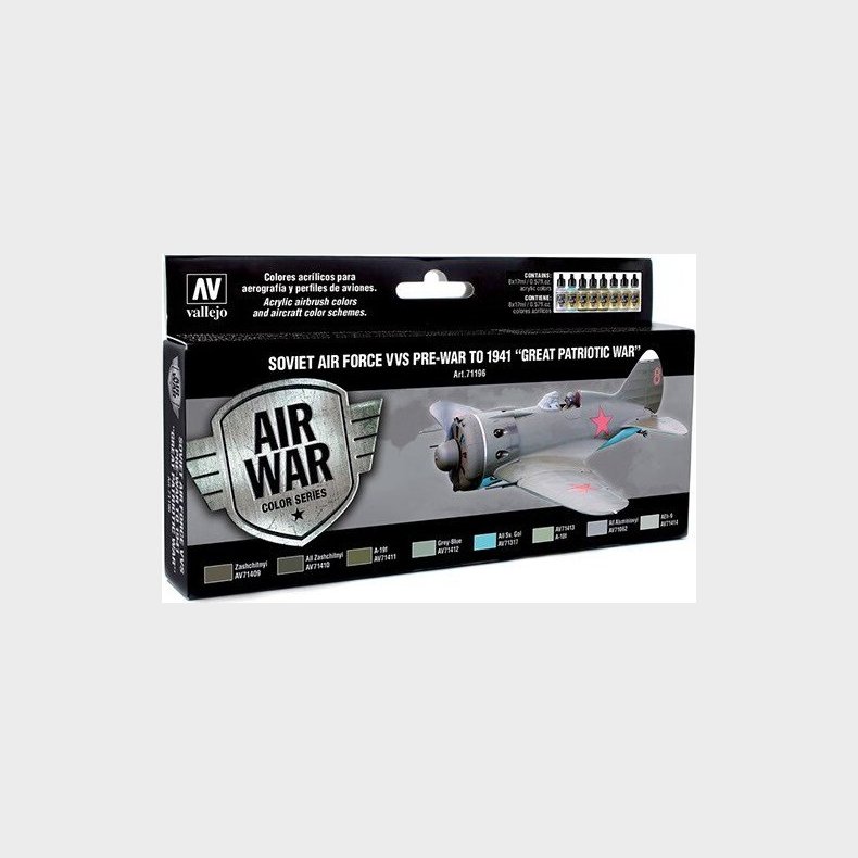 Vallejo - Model Air Maling St - Soviet Air Force Pre-war To 1941 - 8x17 Ml