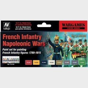 Vallejo - Model Color Maling St - French Infantry Napoleonic Wars - 8x17 Ml