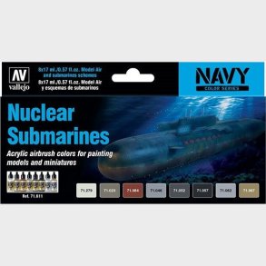 Vallejo - Model Air Maling St - Nuclear Submarines - 8x17 Ml
